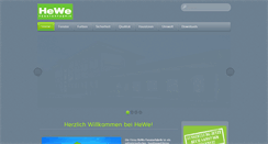 Desktop Screenshot of hewe.de